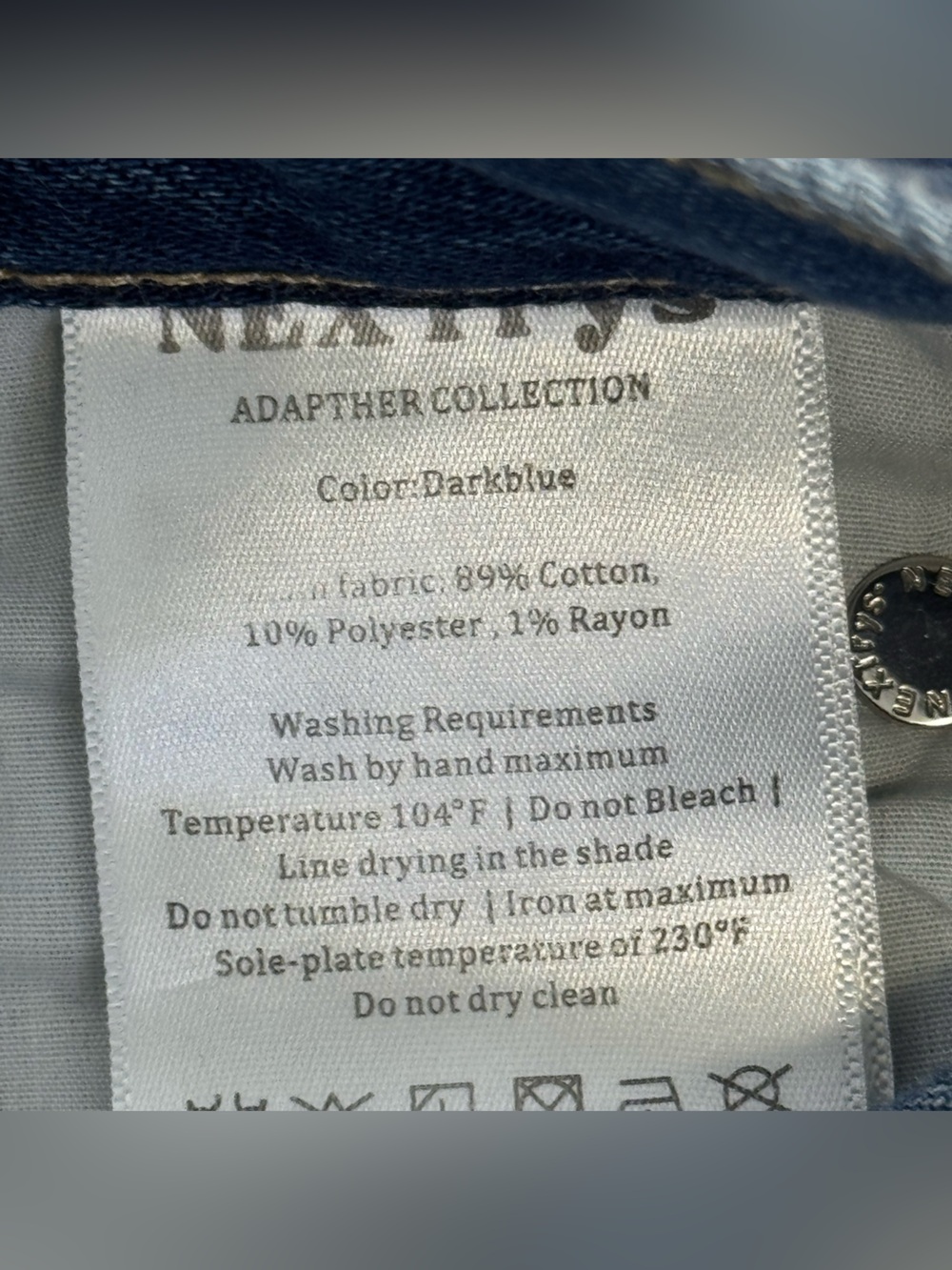 NEXTrys Women's Adapther Wide Leg, Baggy Denim Jeans Medium Wash, Size 26 x 31 - Picture 14 of 15